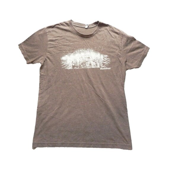 Merlefest Shirt Adult Medium Merle Haggard Concert Music Moments Memories Mens - Picture 1 of 7